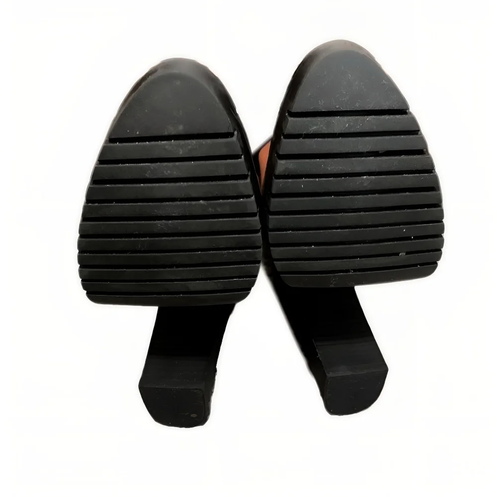 Eric Michael Felmini Janice Suede Platform Ankle Boots Size 37 / Size 6.5 - Picture 4 of 4
